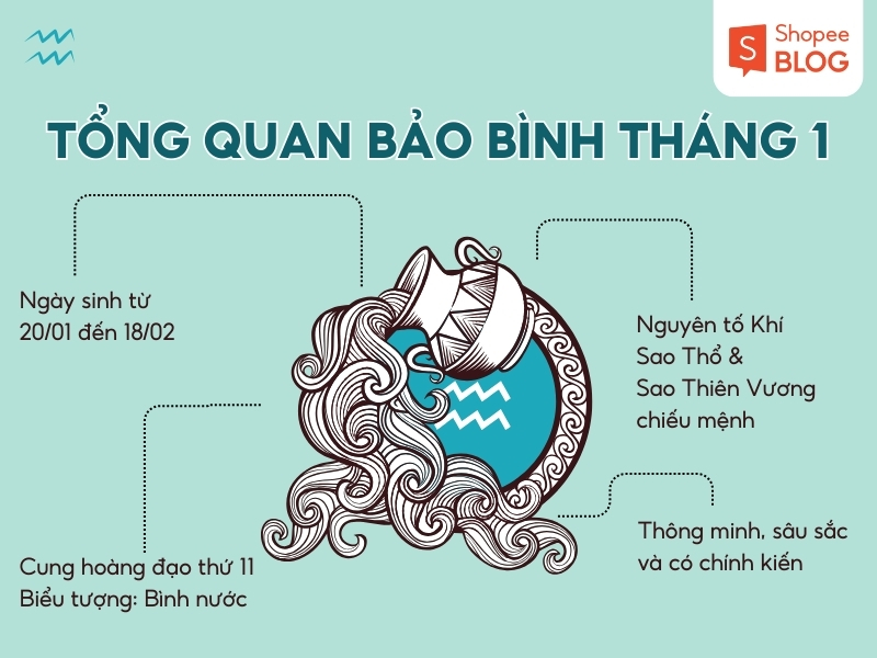 Tổng quan cung Bảo Bình tháng 1