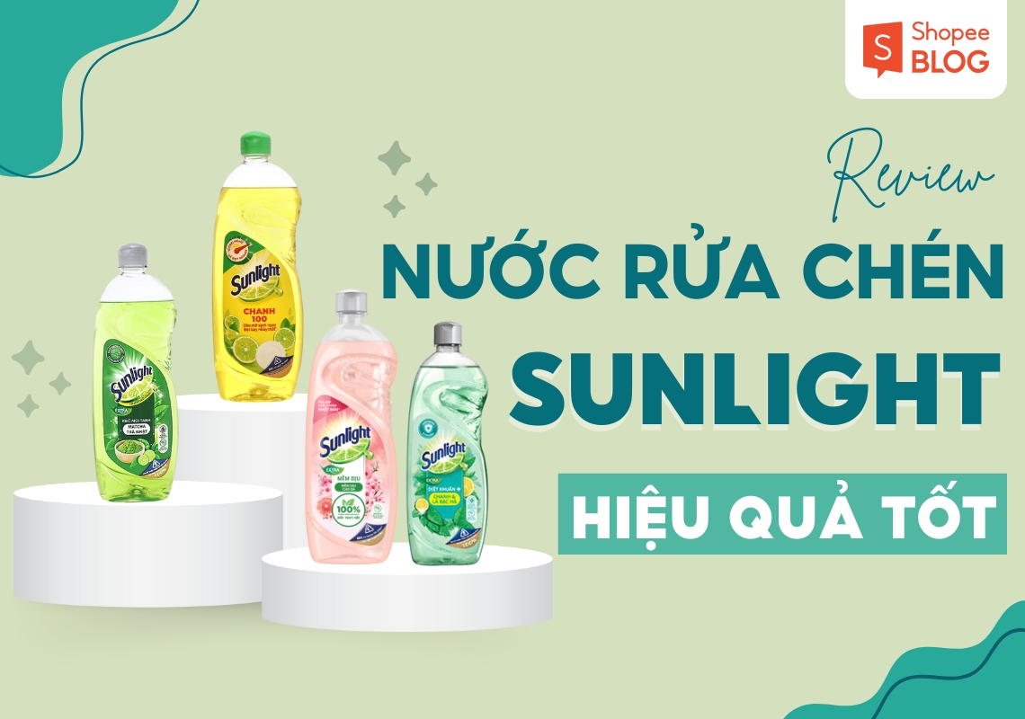 các loại nước rửa chén sunlight