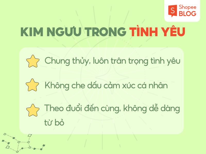 Kim Ngưu là người như thế nào trong tình yêu