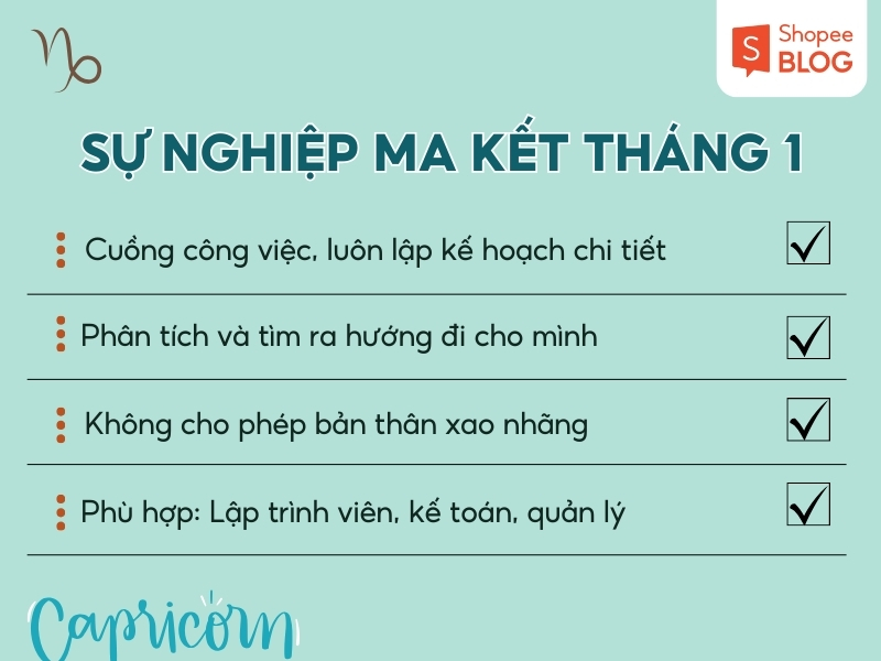 sự nghiệp của Ma Kết 