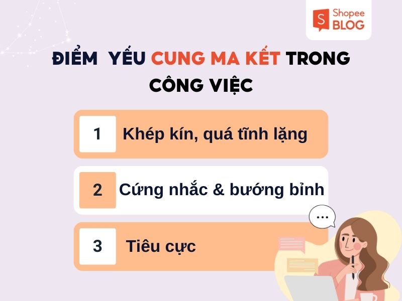 điểm yếu của cung Ma Kết