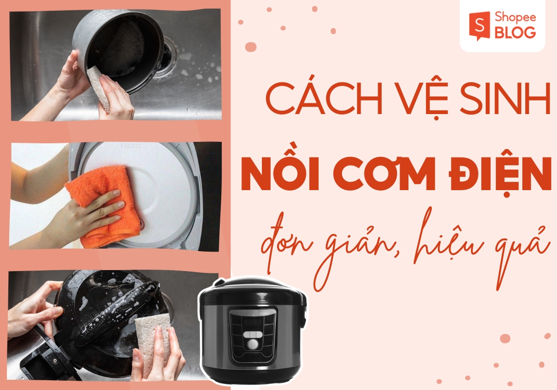 cách vệ sinh nồi cơm điện