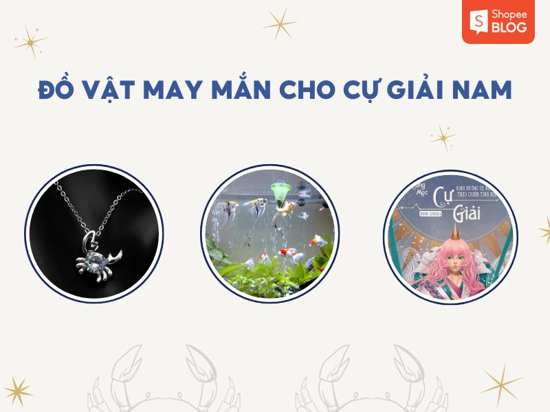 đồ vật mang đến sự may mắn cho cung Cự Giải nam