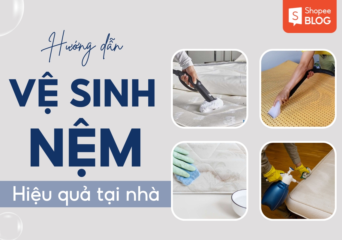 cách vệ sinh nệm