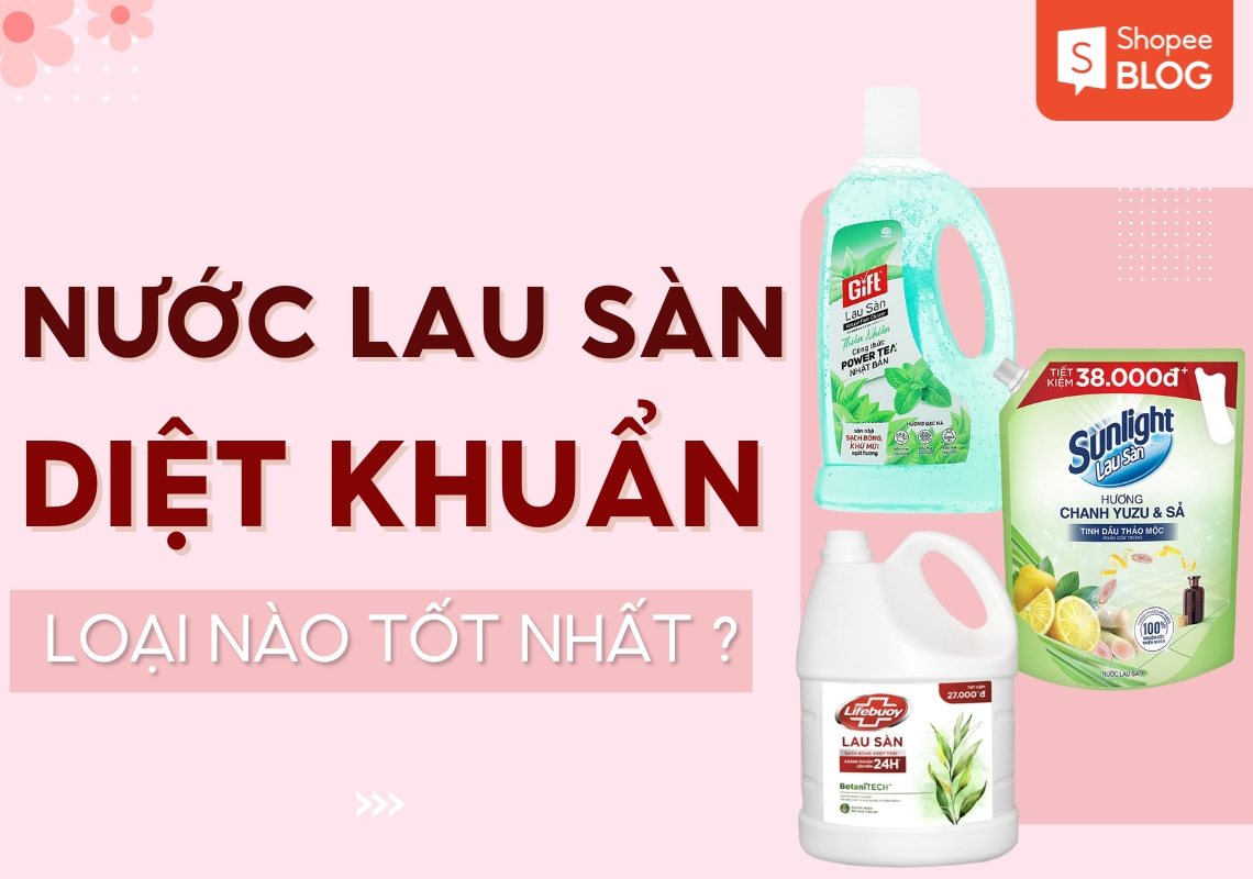 nước lau sàn diệt khuẩn