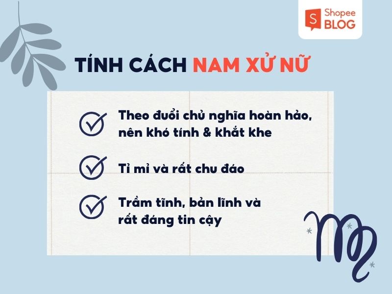 tích cách cung xử nữ nam