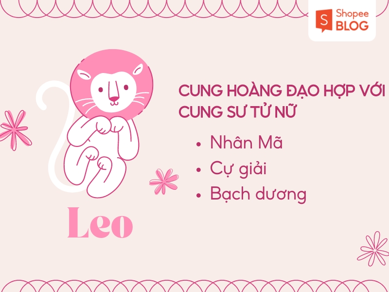 Cung hoàng đạo hợp với Sư Tử nữ