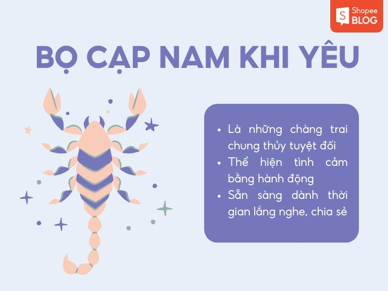 Cung Bọ Cạp nam khi yêu