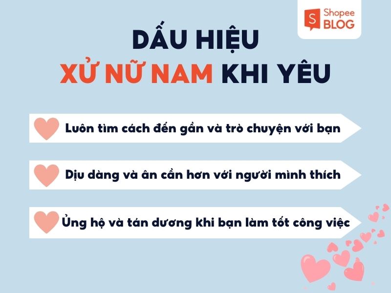 dấu hiệu Xử Nữ nam đang yêu 