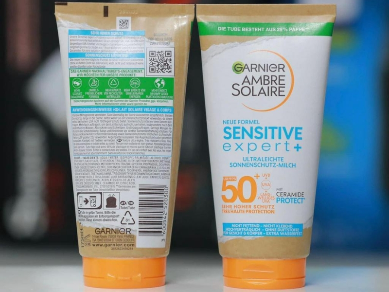 Kem chống nắng đi biển Garnier Ambre Solaire Sensitive Expert 