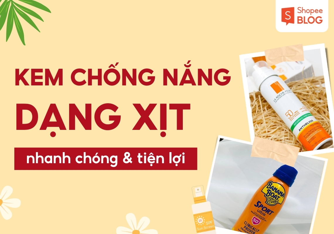 kem chống nắng dạng xịt