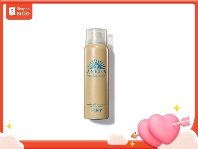 kem chống nắng Anessa cho da dầu mụn Perfect UV Sunscreen Skincare Milk