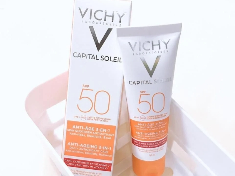 Capital Soleil Anti-Ageing 3-In-1 SPF50 