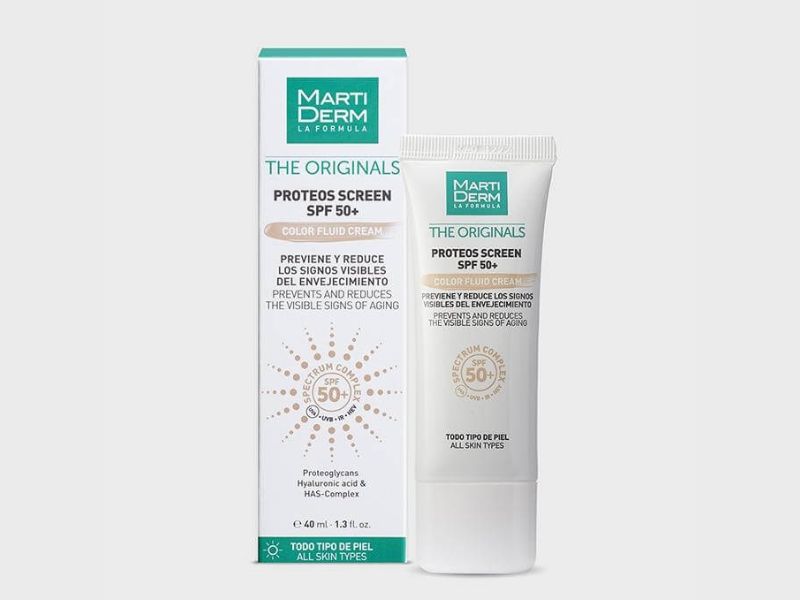 Kem chống nắng MartiDerm Proteos Screen SPF 50+ Color Fluid Cream