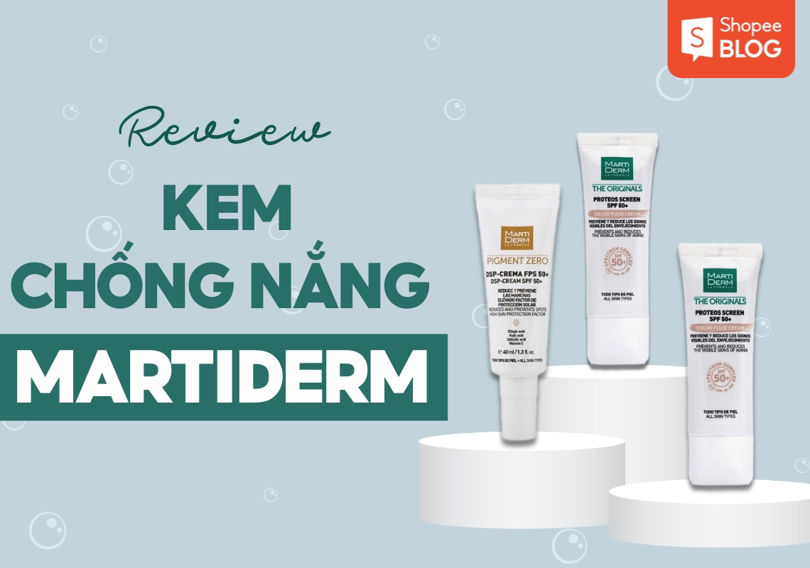 Review kem chống nắng martiderm