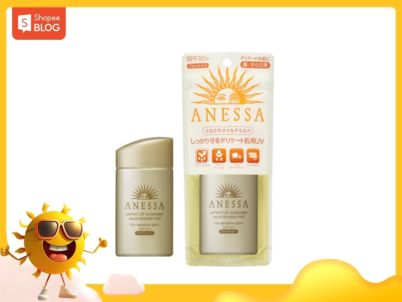 Anessa Perfect UV Sunscreen Aqua Booster Mild SPF50+ PA++++