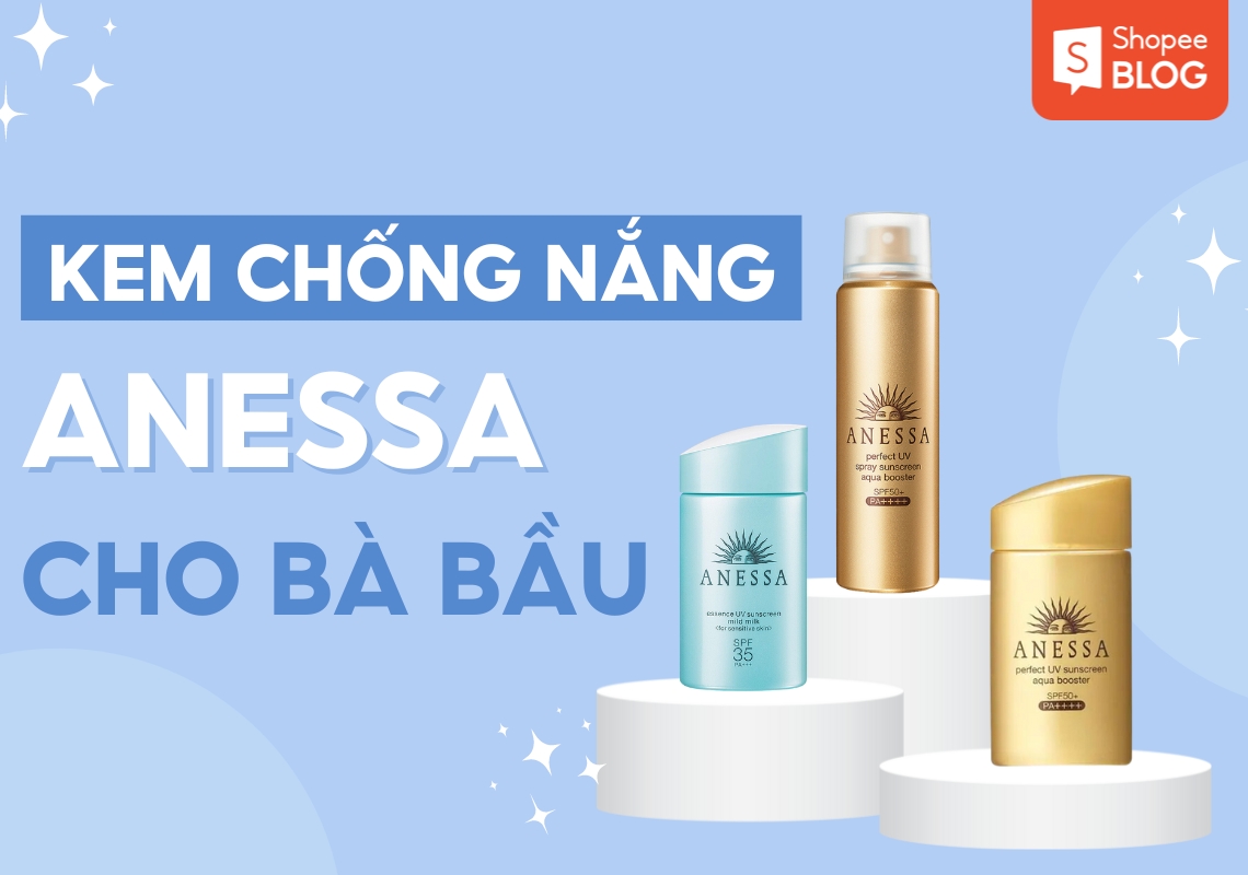 kem chống nắng anessa cho bà bầu