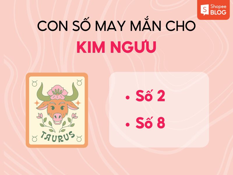 Con số may mắn của Kim Ngưu