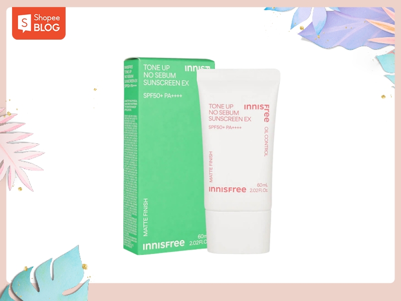 Kem chống nắng Innisfree Tone Up No Sebum 