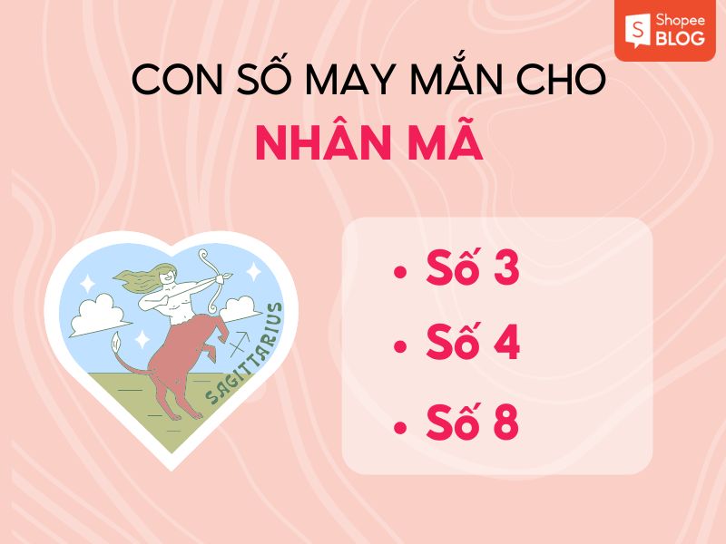 số may mắn của Nhân Mã