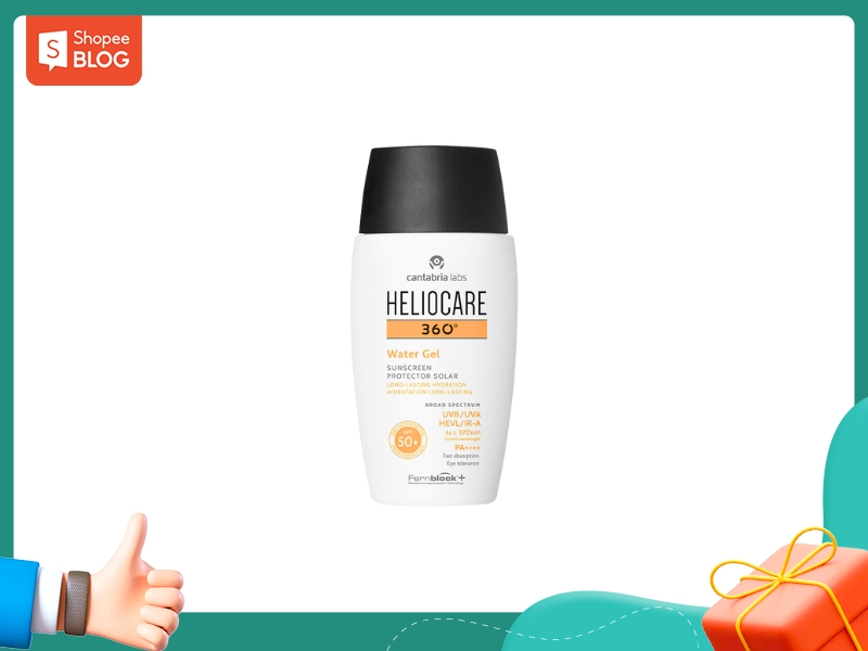 Kem chống nắng có chống ánh sáng xanh Heliocare 360 Water Gel