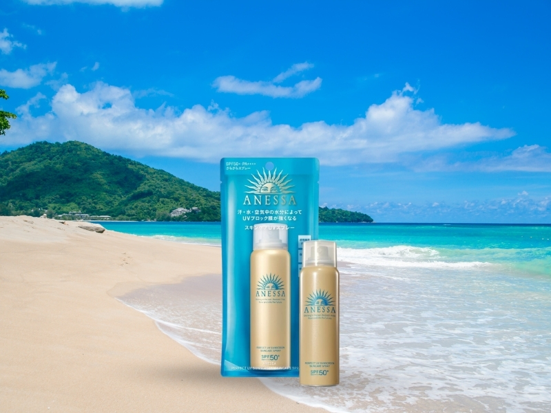 Anessa Perfect UV Sunscreen Skincare Spray SPF 50+ PA++++ dạng xịt
