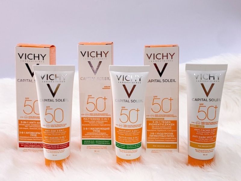 kem chống nắng Vichy do da dầu 