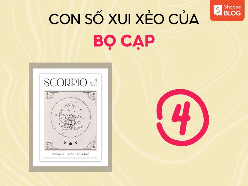 Con số xui xẻo của cung Bọ Cạp