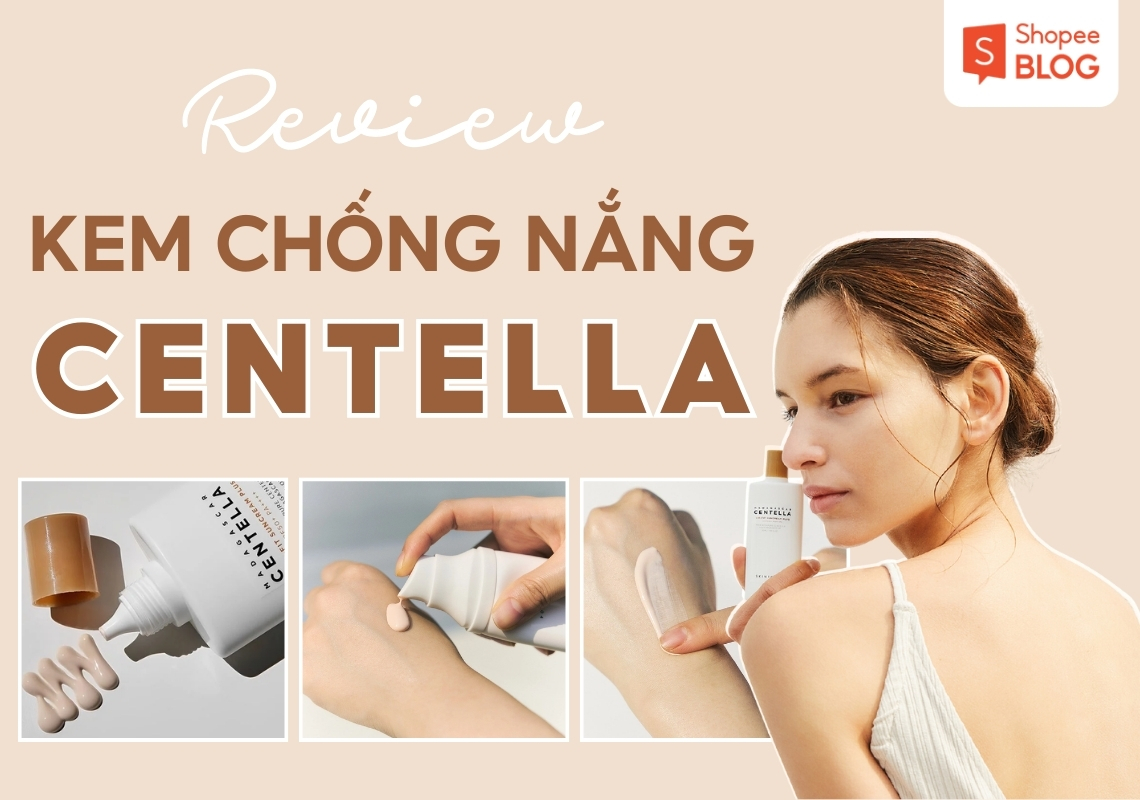 review kem chống nắng centella