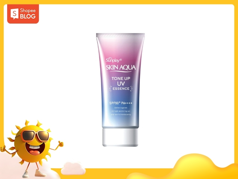 Kem chống nắng Sunplay Skin Aqua Tone Up UV Essence