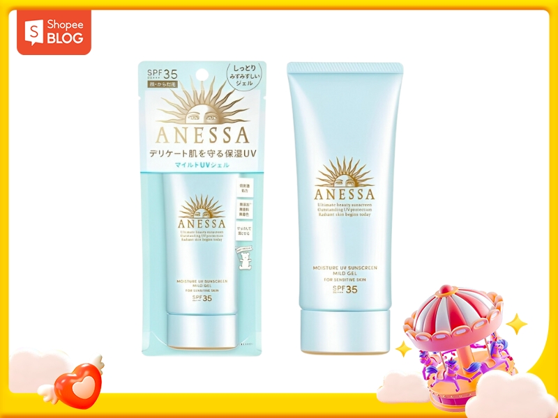 Gel chống nắng Anessa Moisture Mild Gel 