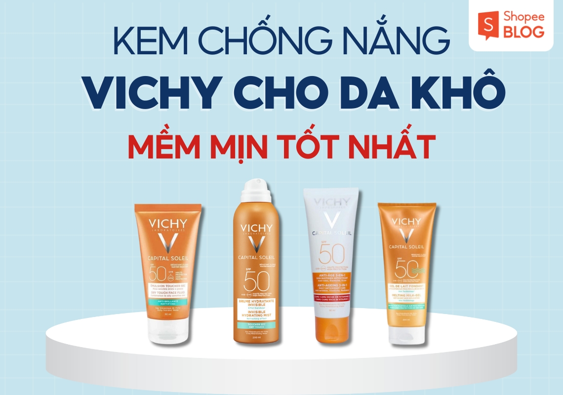 kem chống nắng vichy cho da khô