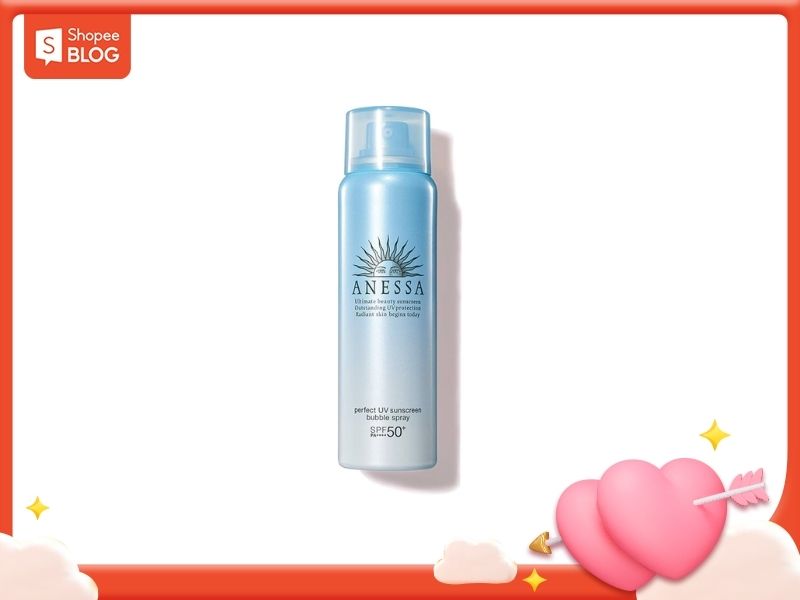 Kem chống nắng cho da dầu mụn Anessa Perfect UV Sunscreen Bubble Spray