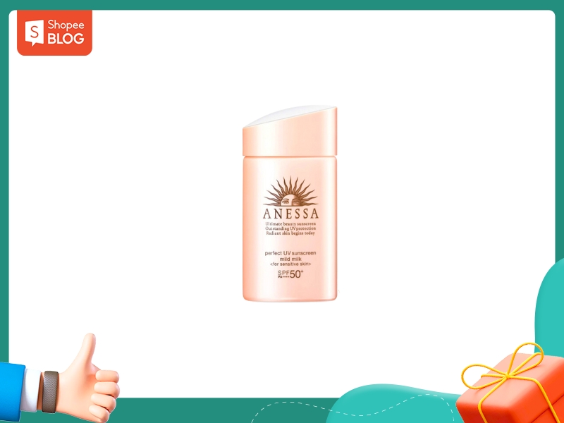 Gel chống nắng Anessa Moisture UV Sunscreen Mild Gel SPF 35 PA+++