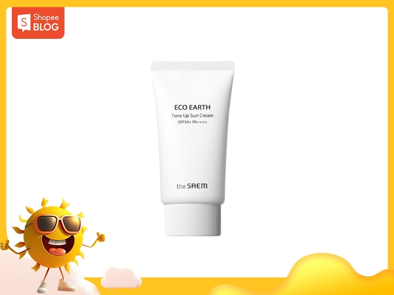 Kem chống nắng The Saem Eco Earth Mild Sun Cream