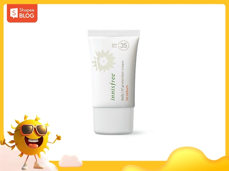 Kem chống nắng Innisfree Daily UV Protection Cream No sebum