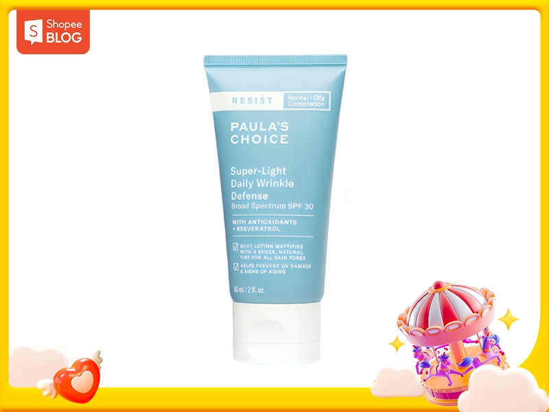 Kem chống nắng Paula’s Choice Resist Super-Light Daily Wrinkle Defense