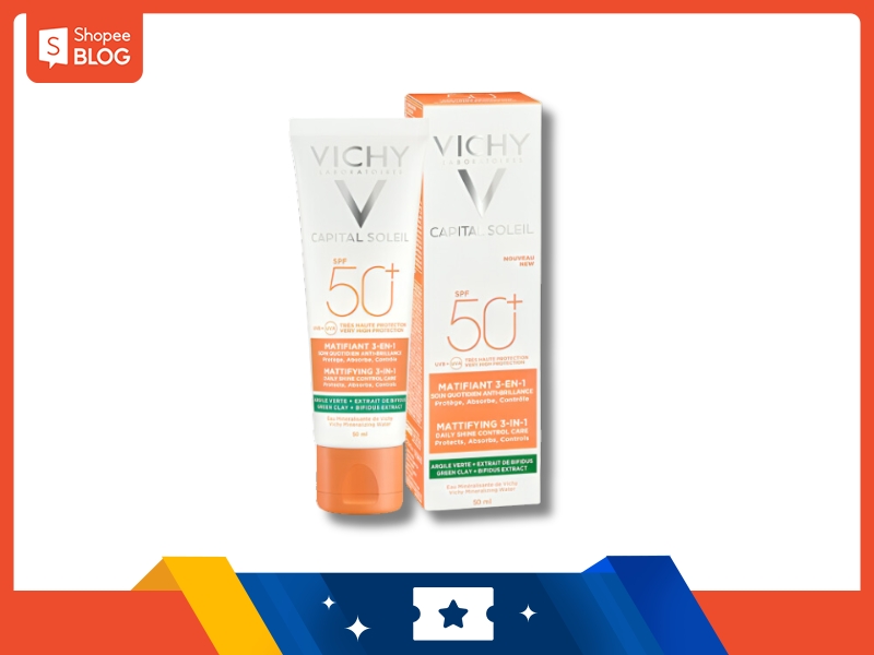 Kem chống nắng Vichy Capital Soleil 3 in 1 SPF 50