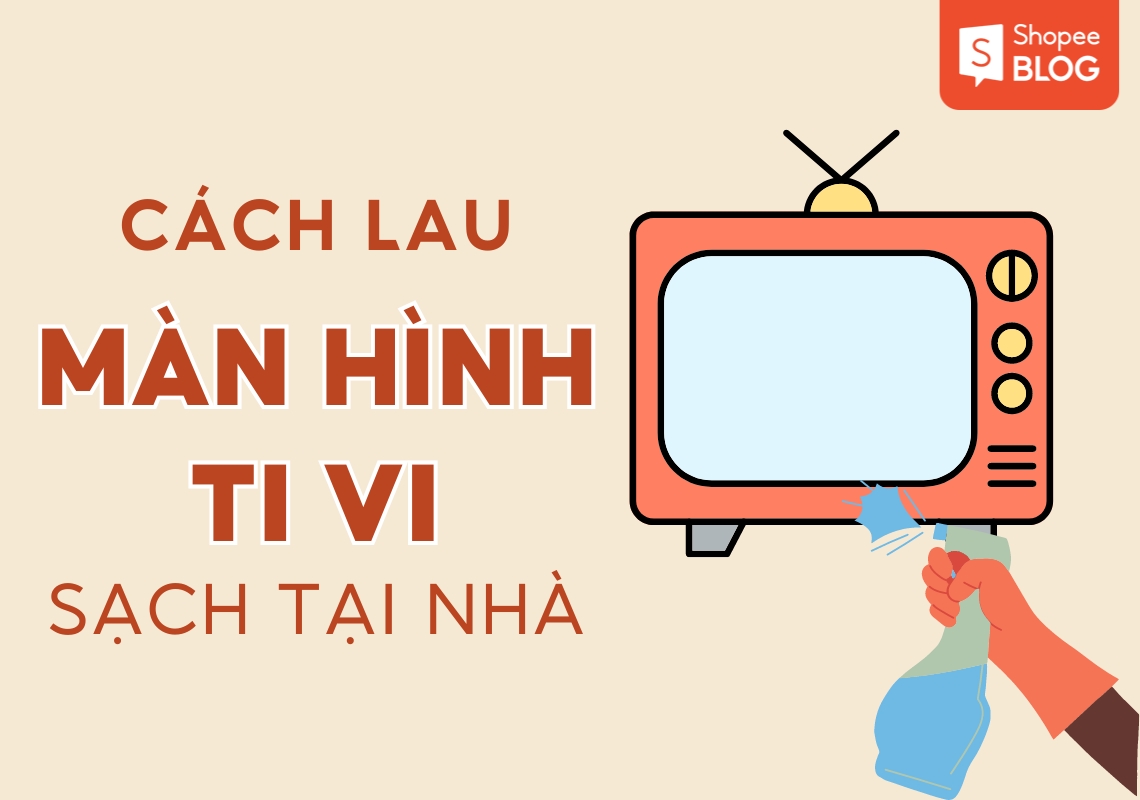 cách lau màn hình tivi