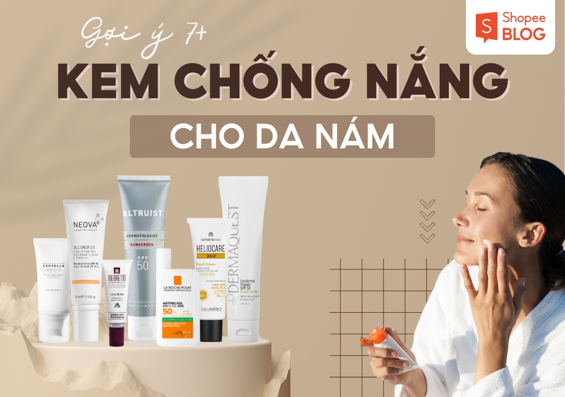 kem chống nắng cho da nám