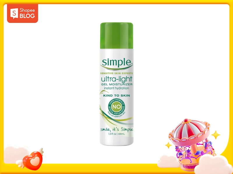 Kem dưỡng ẩm tốt cho bà bầu Simple Ultra Light Gel Moisturizer