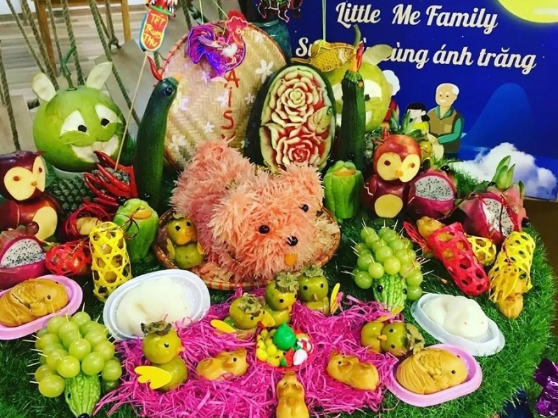 Mâm cỗ Trung thu cho bé