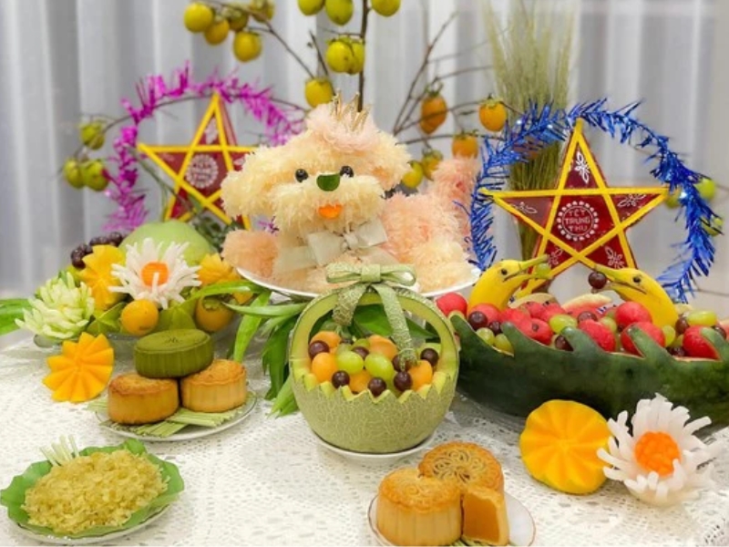 Mâm cổ trung thu cho bé
