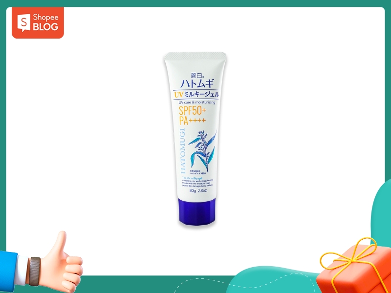 kem chống nắng Hatomugi SPF50+ PA++++