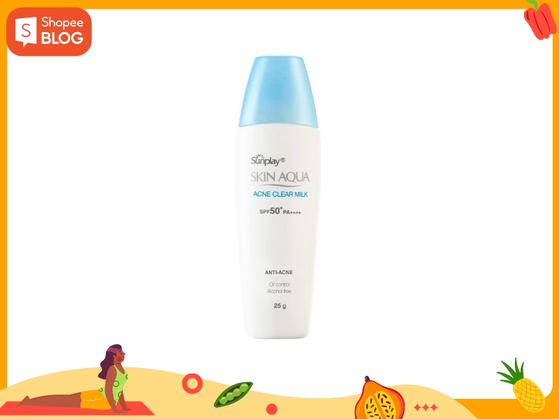 kem chống nắng Acne Clear Milk SPF50+ PA++++