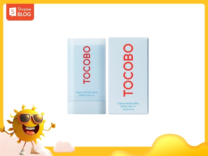 Kem chống nắng chay Tocobo Cotton Soft Sun Stick 