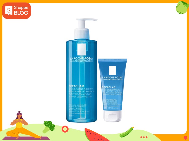 Sữa rửa mặt cho da dầu nhạy cảm La Roche-Posay Effaclar