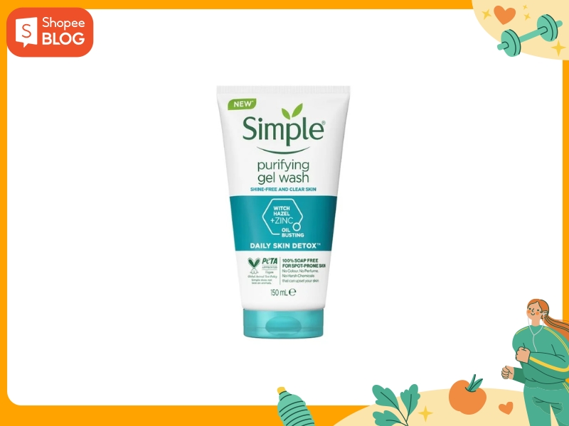 sữa rửa mặt Simple Refreshing Facial Wash