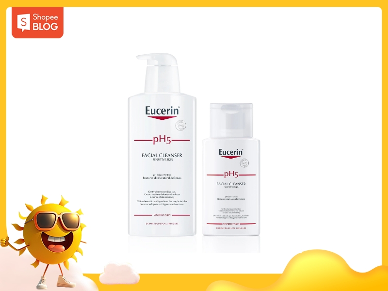 Eucerin Facial Cleanser Sensitive Skin 
