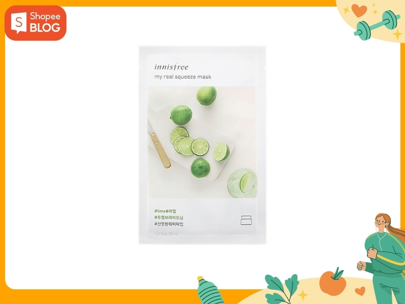 Innisfree My Real Squeeze Mask Lime